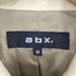 エービーエックス abx ピッグレザー コーティング ハーフコート メンズ JPN:2