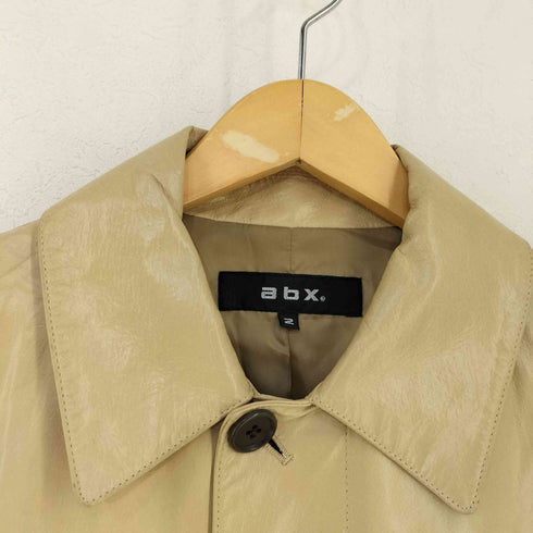 エービーエックス abx ピッグレザー コーティング ハーフコート メンズ JPN:2