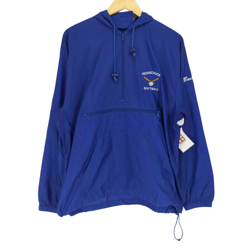 LUNA PIER PENNICHUCK SOFTBALL ロゴ刺繍ナイロンアノラックジャケット メンズ JPN:M