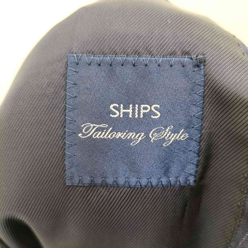 シップス SHIPS モヘア混2Bストライプセットアップ メンズ 42