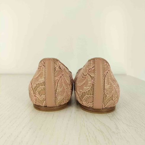 ジミーチュウ JIMMY CHOO レース フラットシューズ パンプス レディース 37 1/2