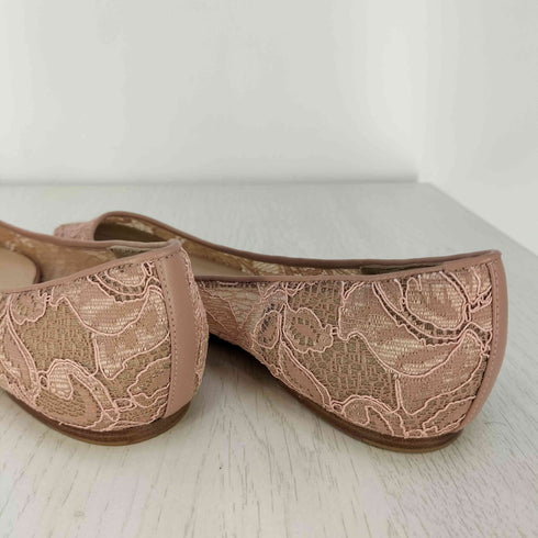 ジミーチュウ JIMMY CHOO レース フラットシューズ パンプス レディース 37 1/2