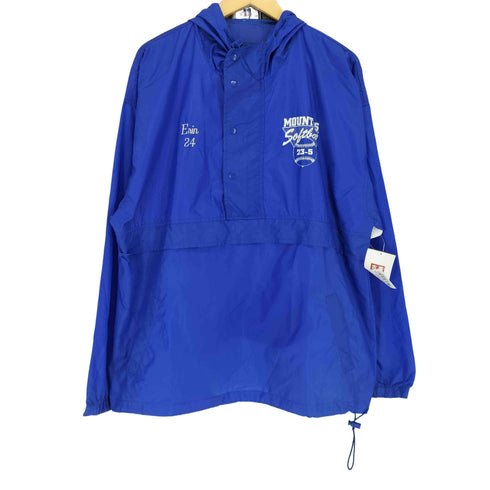 ホロウェイ HOLLOWAY MOUNTIES ロゴプリントナイロンアノラックジャケット メンズ JPN:L