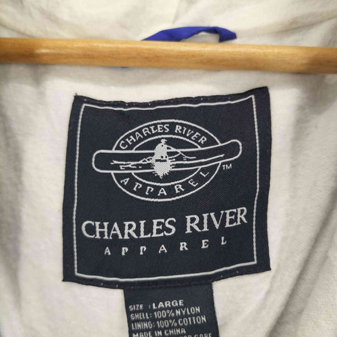チャールズリバー CHARLES RIVER ロゴ刺繍ナイロンアノラックジャケット メンズ JPN:L