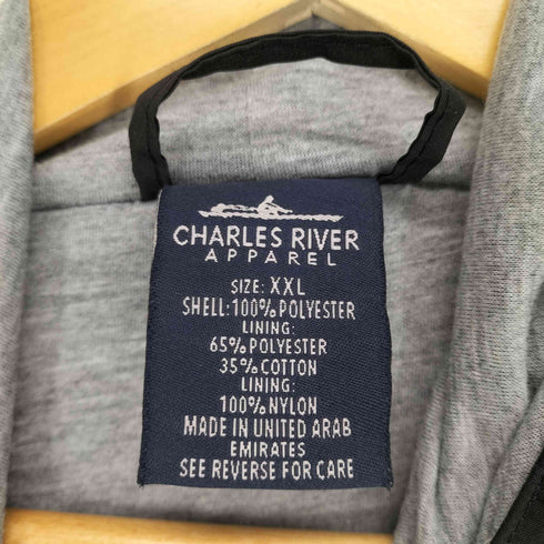 チャールズリバー CHARLES RIVER ALLAN MYERS ロゴプリントナイロンアノラックジャケット メンズ JPN:XXL