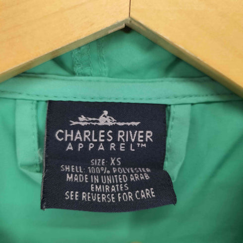 チャールズリバー CHARLES RIVER ロゴ刺繍ナイロンアノラックジャケット メンズ JPN:XS