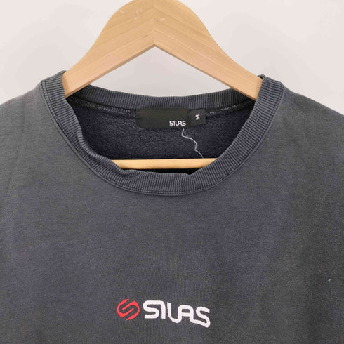 サイラス SILAS 00S ロゴ刺繍 クルーネック スウェット メンズ JPN:M