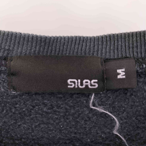 サイラス SILAS 00S ロゴ刺繍 クルーネック スウェット メンズ JPN:M