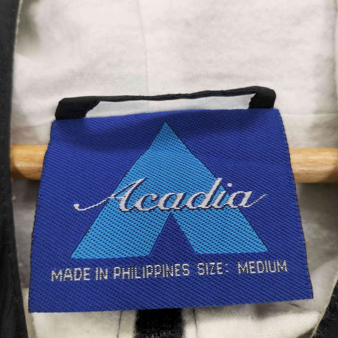 ACADIA KAO ロゴ刺繍ナイロンアノラックジャケット メンズ JPN:M