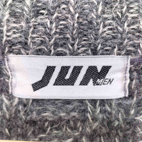 ジュンメン JUN MEN 90-2000s ヒレ付きスリーブ クルーネックウールニット メンズ