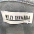ウィリーチャバリア WILLY CHAVARRIA オーバーサイズエイジングクルーネックTシャツ メンズ