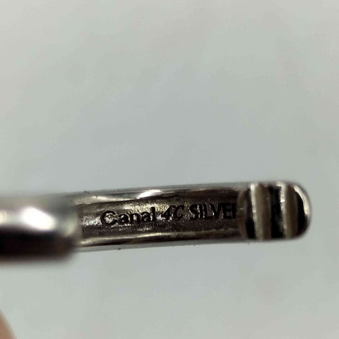 カナルヨンドシー canal4℃ SILVER ストーン装飾 イヤーカフ レディース