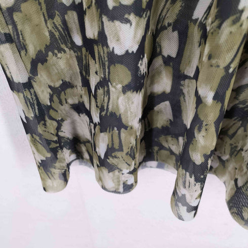 ザラ ZARA 総柄ハイネックシアートップス レディース JPN:M