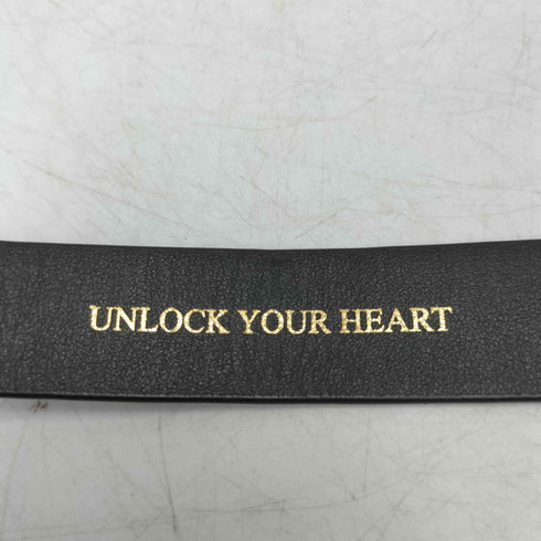 ケイトスペード Kate spade Unlock Your Heart ハート ターンロック ブレスレット レザー メタル レディース