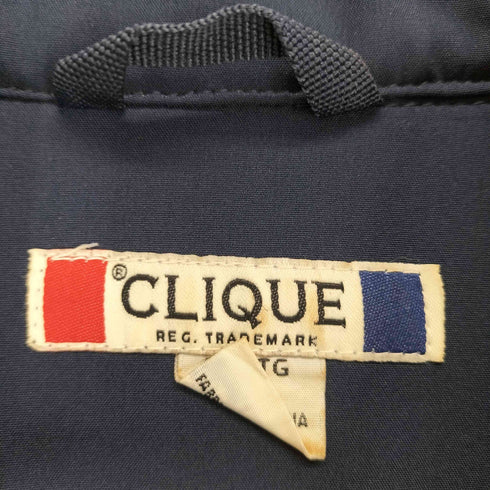 CLIQUE ロゴプリントボンディングジャケット メンズ JPN:XL