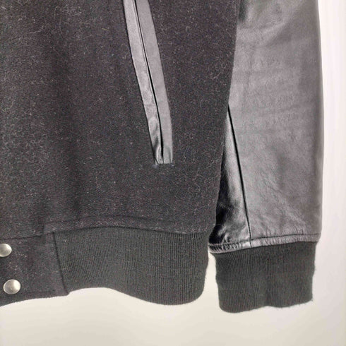 ユニバーサルスタイル UNIVERSAL STYLE WEAR フェイクレザー ウール スタジャン メンズ 38