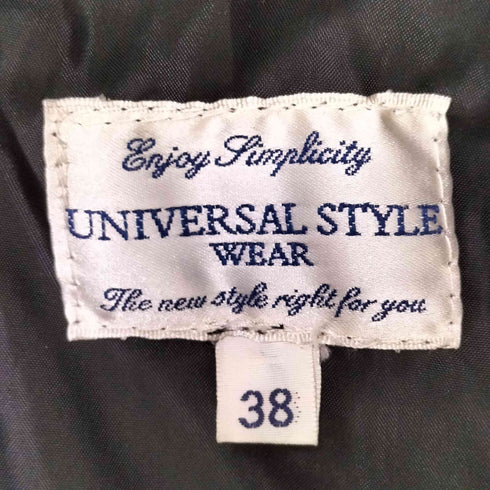 ユニバーサルスタイル UNIVERSAL STYLE WEAR フェイクレザー ウール スタジャン メンズ 38