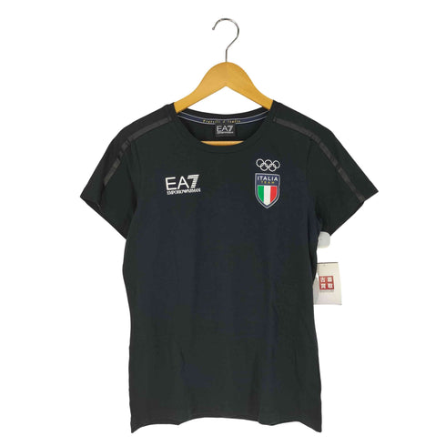 エンポリオアルマーニイーエーセブン EMPORIO ARMANI EA7 ロゴプリント チーム Tシャツ レディース import:M