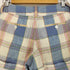 ラグビーラルフローレン Rugby Ralph Lauren リネン100 チェック柄ショートパンツ レディース JPN:0