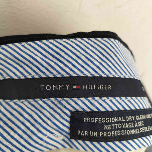 トミーヒルフィガー TOMMY HILFIGER ストライプスラックス メンズ 33×30