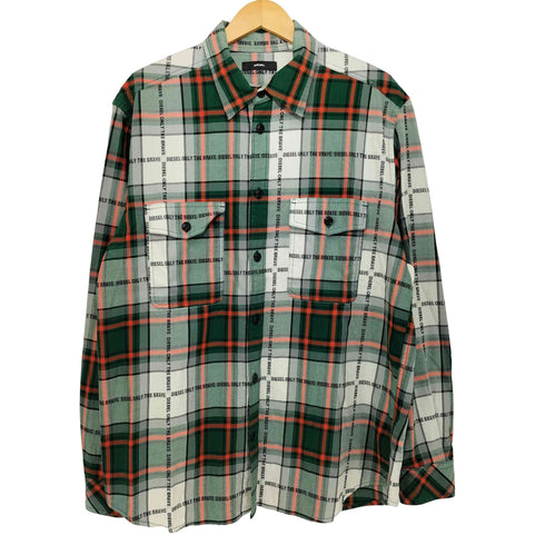 ディーゼル DIESEL 20SS MILLER-A チェック ONLY THE BRAVE チェックシャツ メンズ import:XL