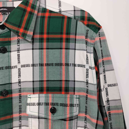 ディーゼル DIESEL 20SS MILLER-A チェック ONLY THE BRAVE チェックシャツ メンズ import:XL