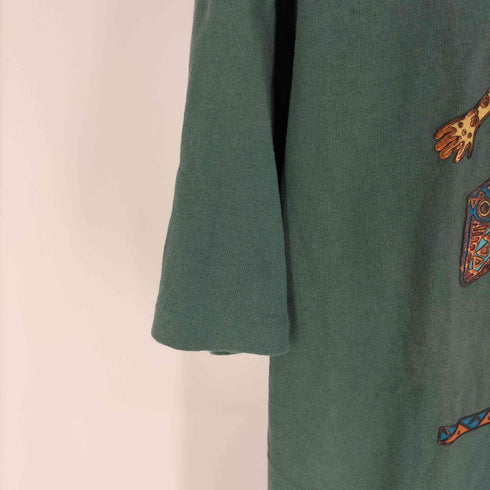 90S USA製 SO FFES CHOICE ボディ SANTA MONICA トカゲ プリント S/S Tシャツ メンズ import:L
