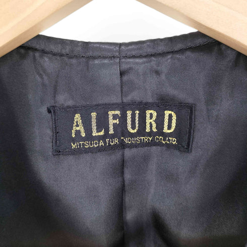 サロンドアルファード SALON DE ALFURD シンチバック レザー ベスト バイカー メンズ