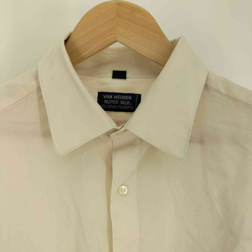 ヴァンヒューゼン VAN HEUSEN 80-90S SUPER SILK 襟芯 レギュラーカラー シャツ メンズ 16 1/2