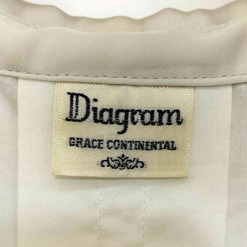 ダイアグラムグレースコンチネンタル Diagram GRACE CONTINENTAL 丸襟ノースリーブシャツ レディース 36