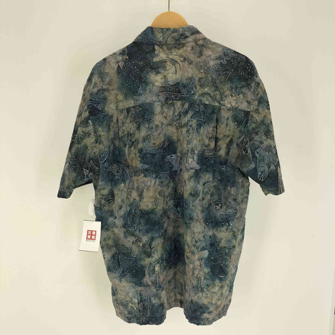Johari West 魚 総柄 S/S シャツ メンズ