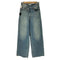マウジー moussy 24SS CROSS WAIST WIDE STRAIGHT レディース JPN:1