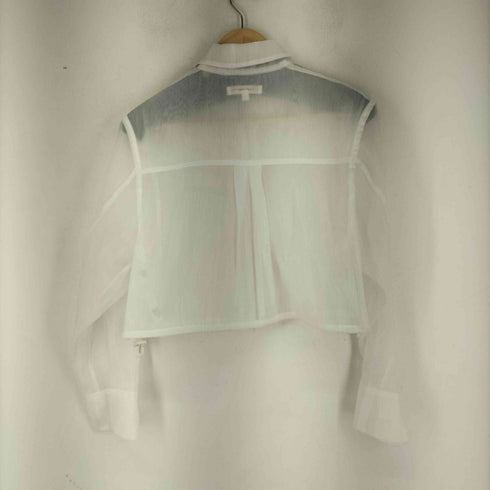 マウジー moussy 24SS SHEER CROPPED ジャケット レディース FREE