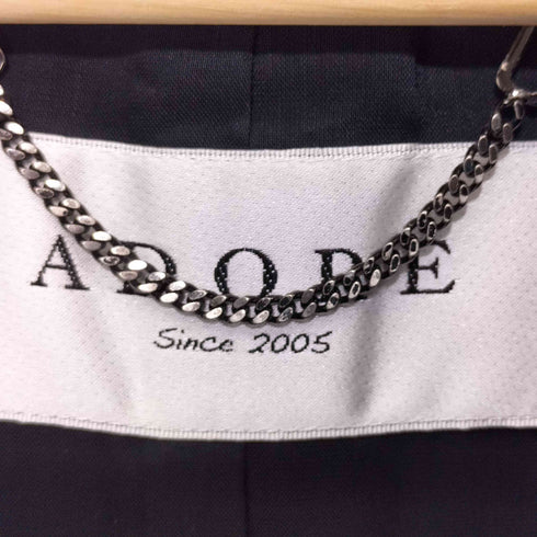 アドーア ADORE ノーカラージップアップリネンジャケット レディース 36
