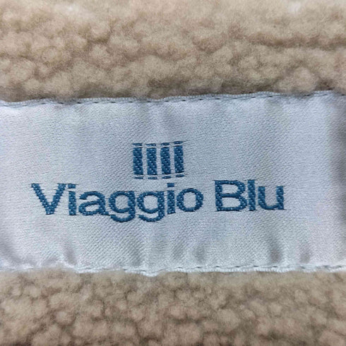 ビアッジョブルー Viaggio Blu ノーカラーボアジャケット レディース 2