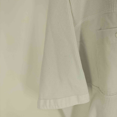 Falcon Bay ポリコットン 異素材 切替 S/S プルオーバー シャツ ビッグサイズ メンズ 3X