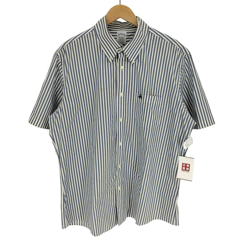 ブルックスブラザーズ BROOKS BROTHERS REGENT FIT スーピマコットン ストライプ B.D シャツ メンズ import:XL