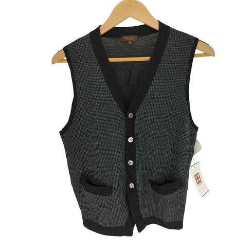 ポールスミス Paul Smith HOUNDSTOOTH KNIT VEST メンズ import:M