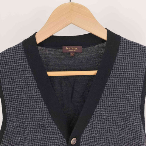 ポールスミス Paul Smith HOUNDSTOOTH KNIT VEST メンズ import:M