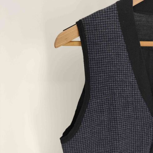 ポールスミス Paul Smith HOUNDSTOOTH KNIT VEST メンズ import:M