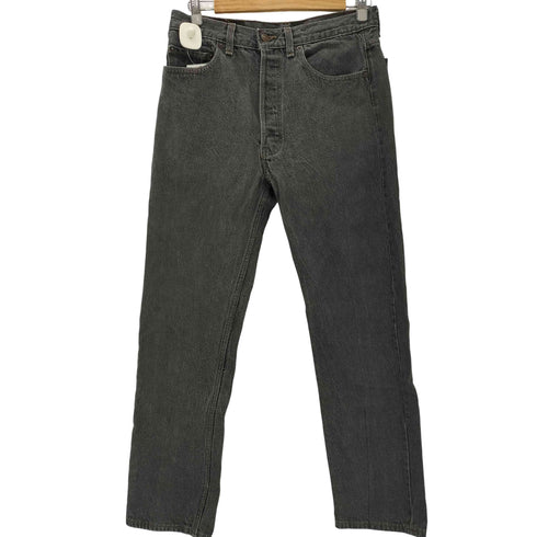 リーバイス Levis 90s 先染 USA製 501 デニムパンツ ブラックデニム メンズ 33/32