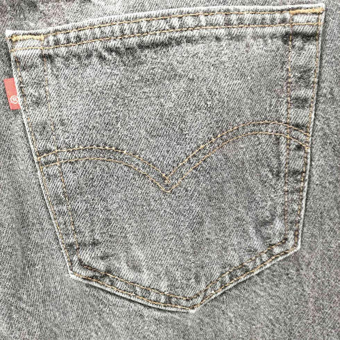 リーバイス Levis 90s 先染 USA製 501 デニムパンツ ブラックデニム メンズ 33/32