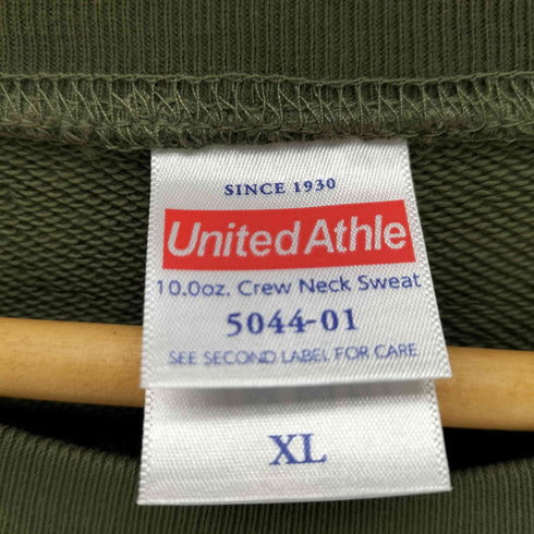 ユナイテッドアスレ UNITED ATHLE クルーネックスウェット メンズ JPN:XL