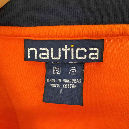 ノーティカ NAUTICA 90S 袖切替 クルーネック L/S Tシャツ メンズ import:L