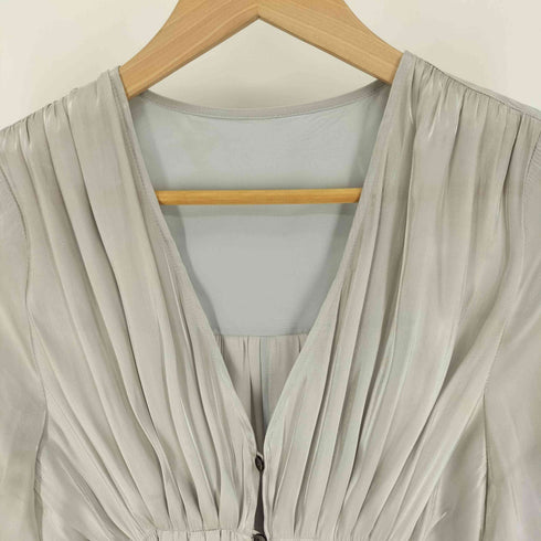 アメリヴィンテージ Ameri VINTAGE 20SS MEDI GATHER NEGLIGEE DRESS メディー ギャザー ネグリジェ ドレス レディース JPN:M