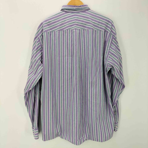 オーラリー AURALEE 19SS WASHED FINX TWILL STRIPE SHIRTS メンズ 5