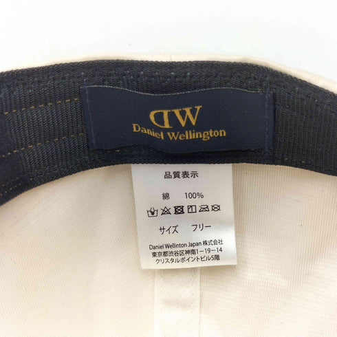 ダニエルウェリントン Daniel Wellington ロゴ刺繍 ベースボールキャップ レディース FREE