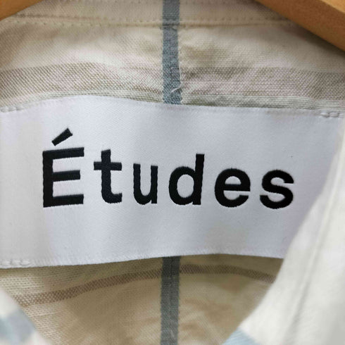 エチュード ETUDES iLLUSION SS O FF WHITE CHECK メンズ JPN:42