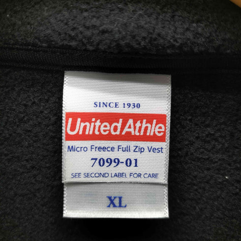 ユナイテッドアスレ UNITED ATHLE フリースベスト メンズ JPN:XL