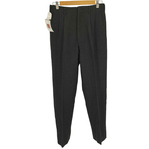 JAPAN VINTAGE ジャパンヴィンテージ ラムウール ヘリンボーン 2タック スラックス パンツ メンズ